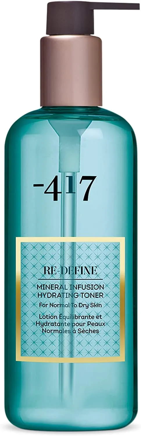 -417 Dead Sea Redefine Mineral Infusion Hydrating Toner with Aloe Vera - 100% Vegan - size 11.8 oz