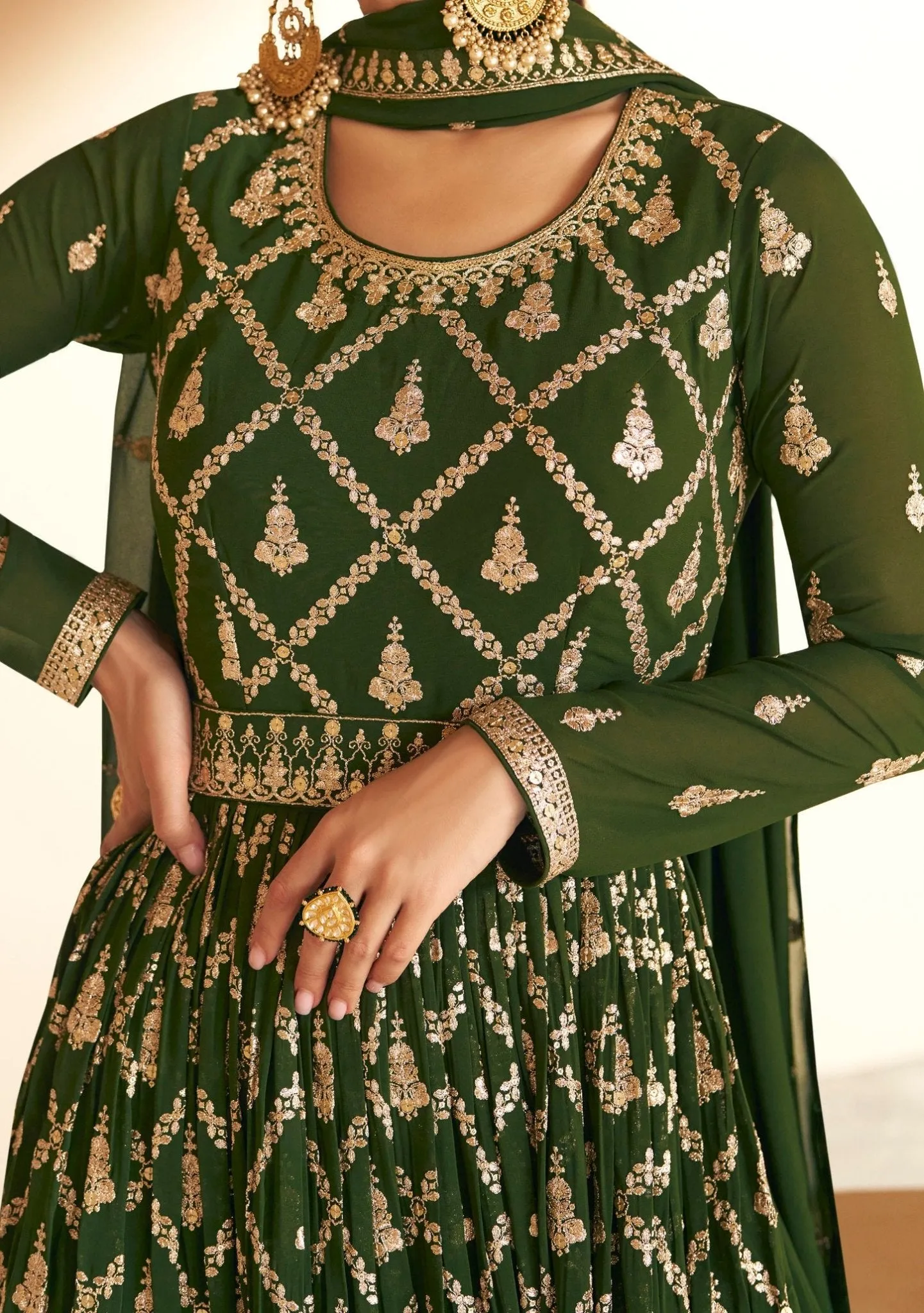 Aashirwad Almora Party Wear Anarkali Suit