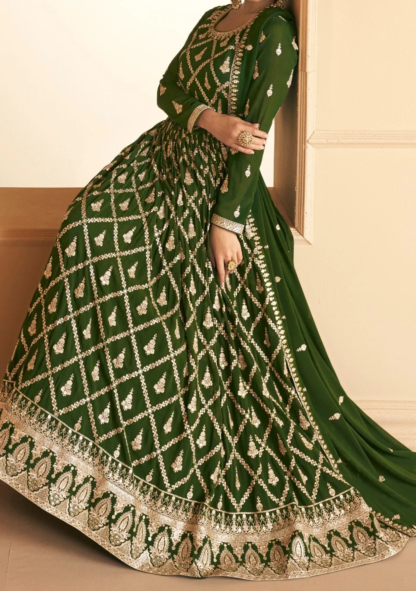 Aashirwad Almora Party Wear Anarkali Suit