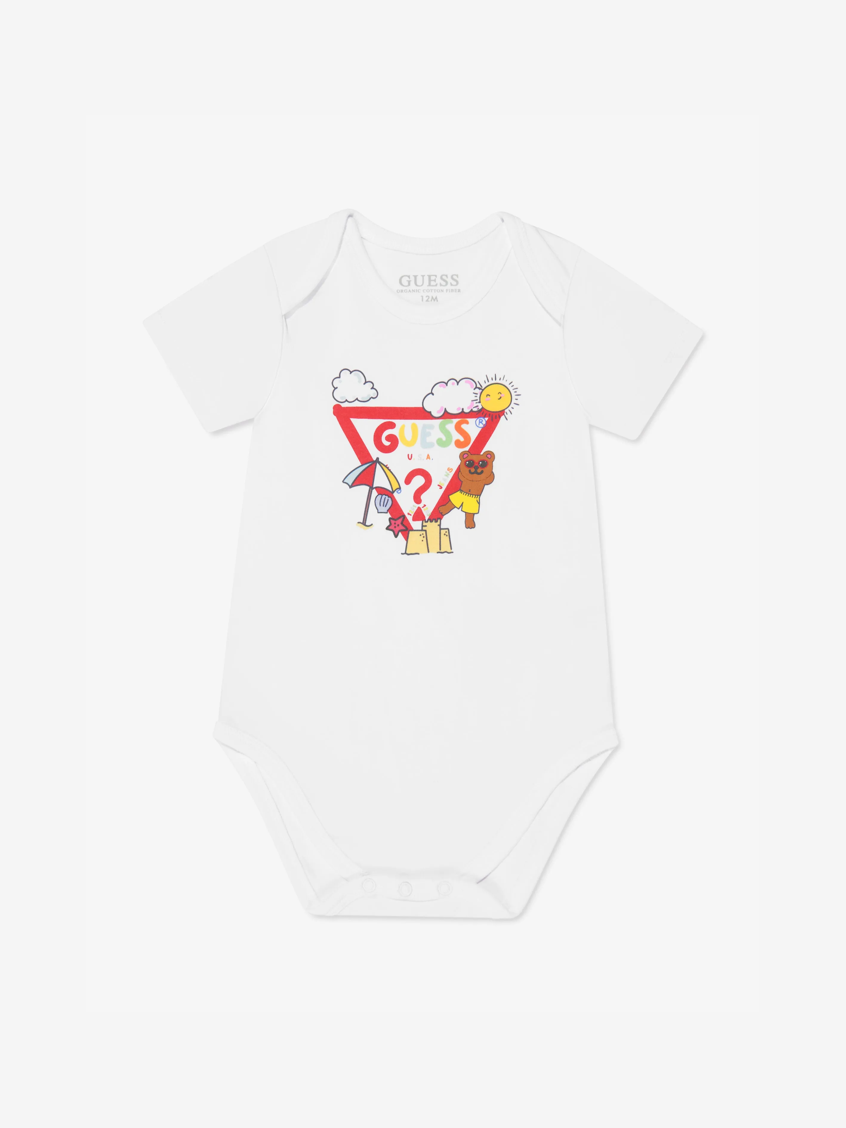 Baby Boys 3 Piece Outfit Set in White