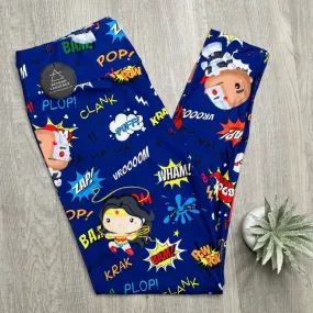 BAM! Comic Book Hero Kids Soft Leggings