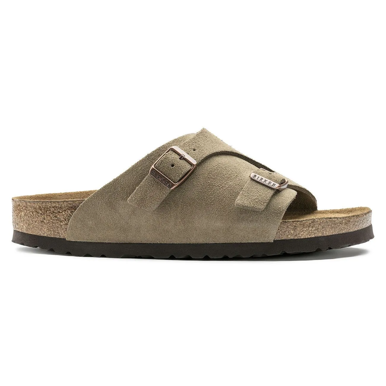 Birkenstock Classic, Zurich, Soft-Footbed, Regular Fit, Suede, Taupe