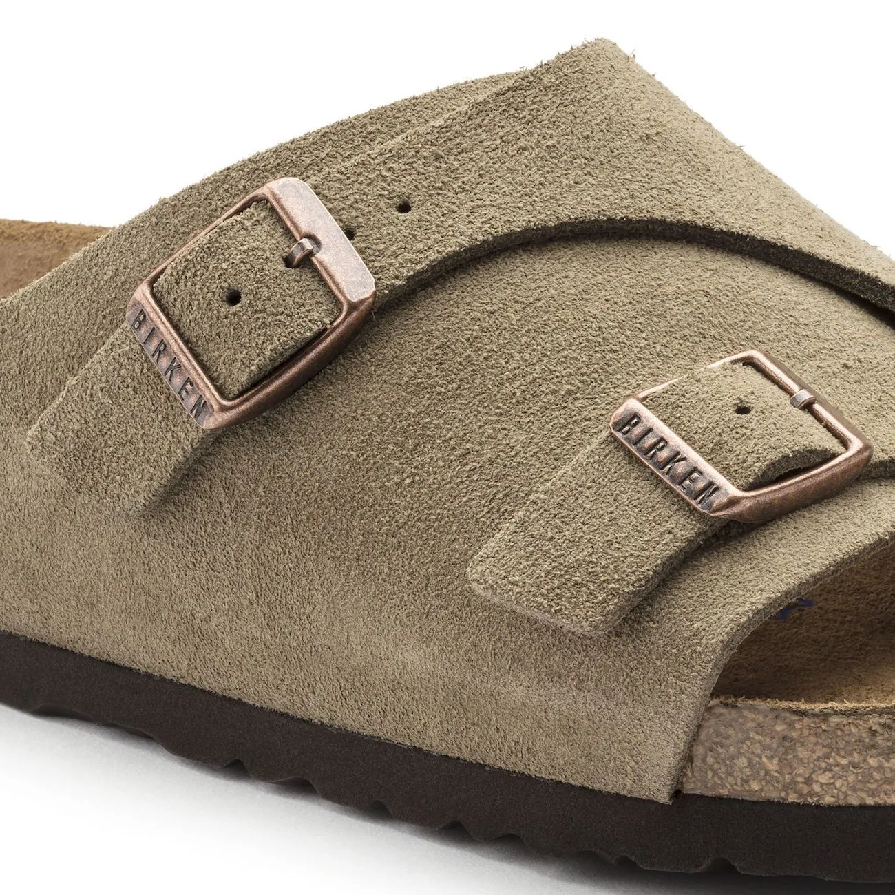 Birkenstock Classic, Zurich, Soft-Footbed, Regular Fit, Suede, Taupe