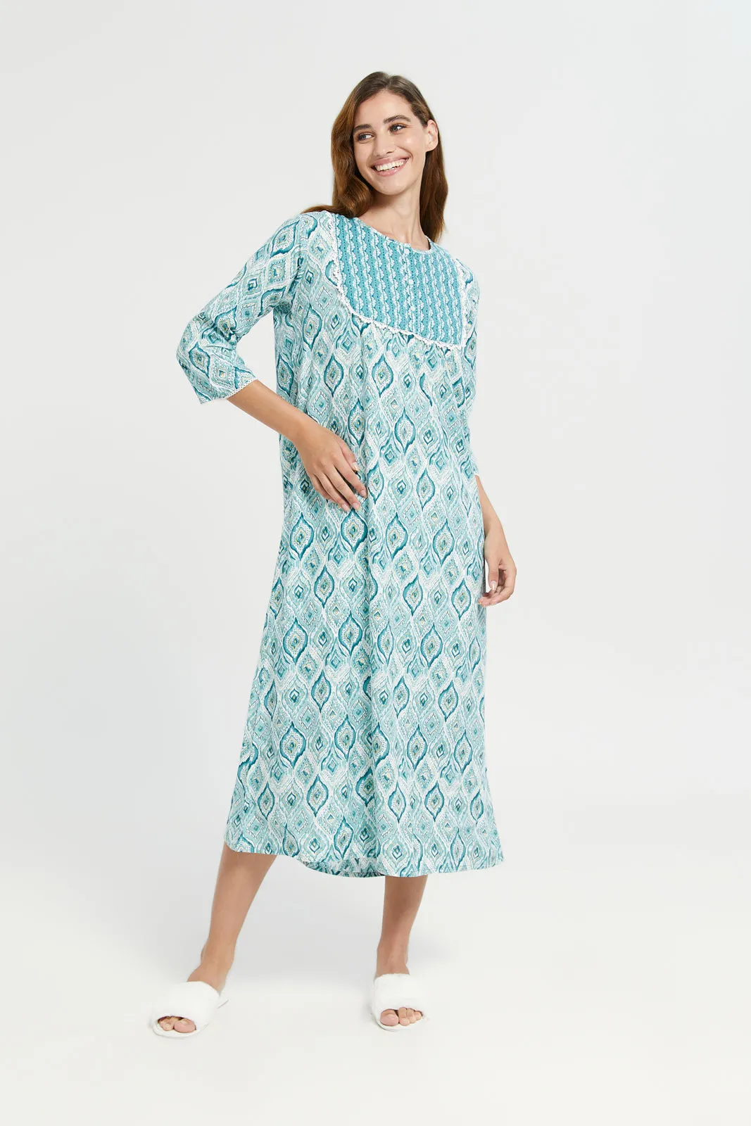 Blue Bib Nightgown