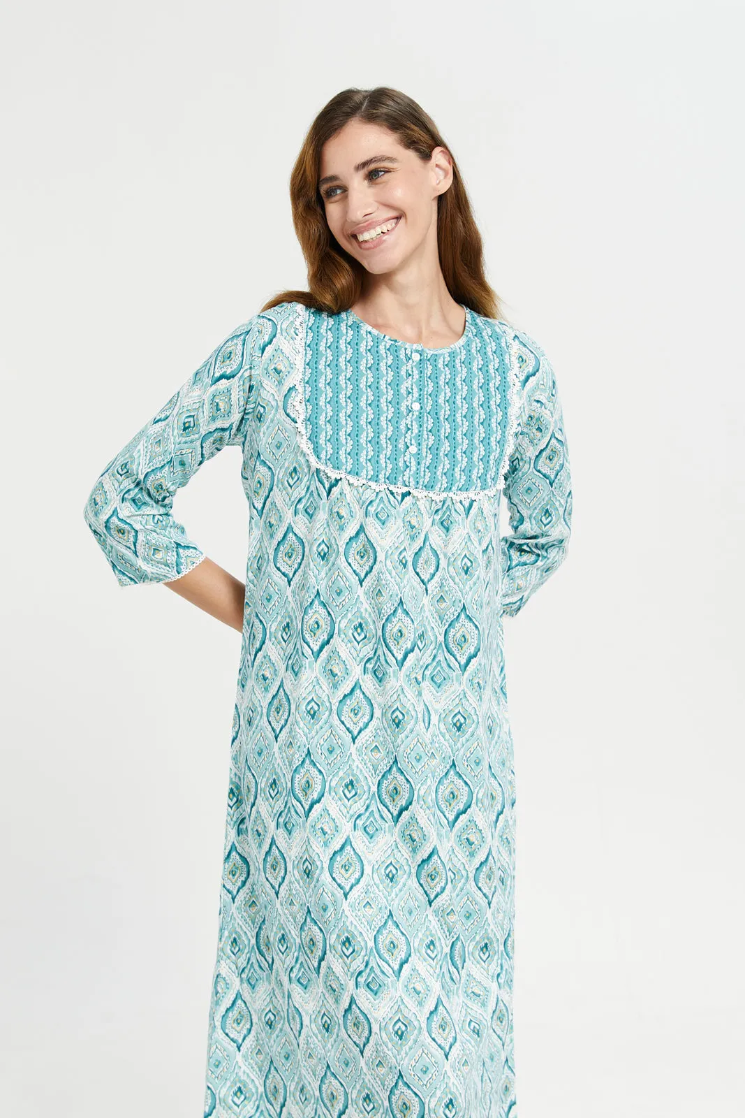 Blue Bib Nightgown