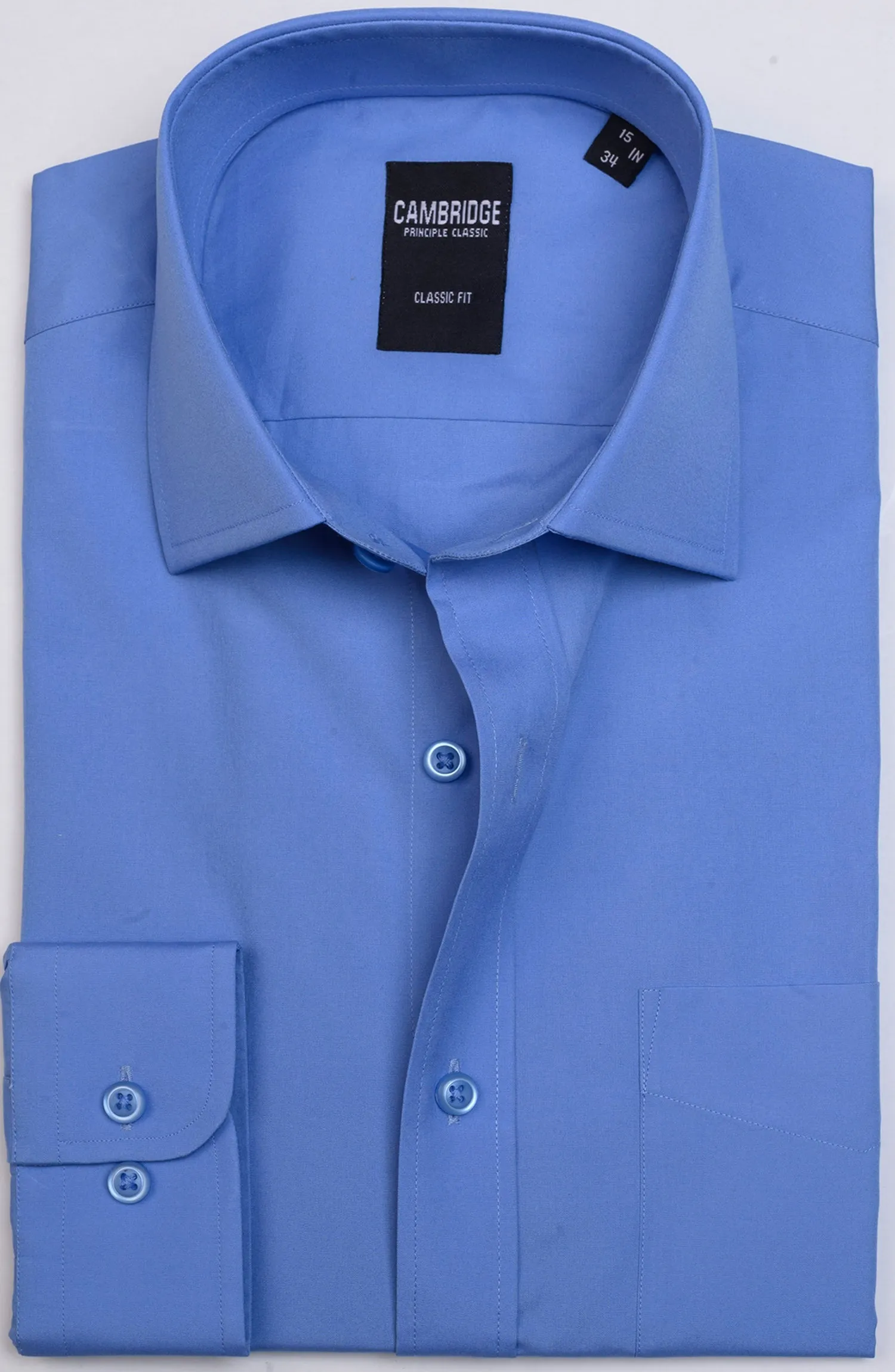 Blue Plain Shirt