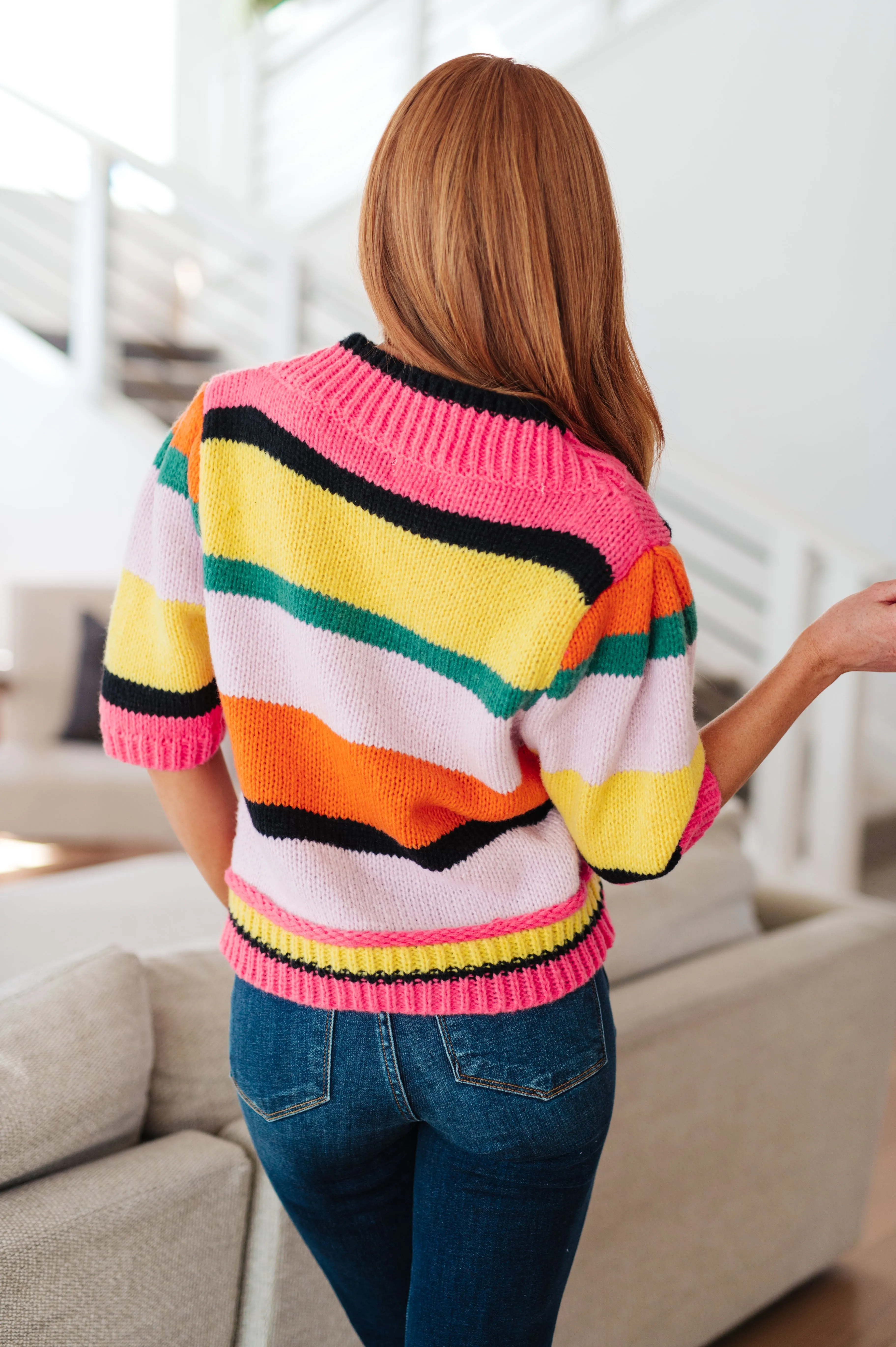 Bright Side Striped Sweater