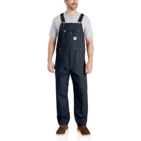 Carhartt Mens Relaxed Fit Duck Bib Overall - Navy