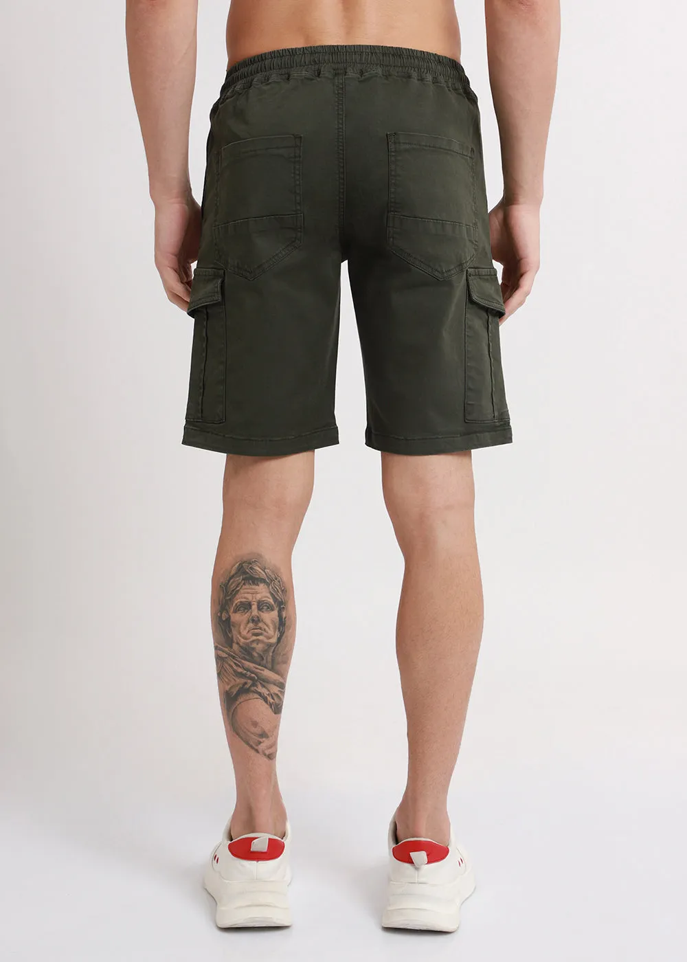 Castleton Green Cotton Cargo Shorts