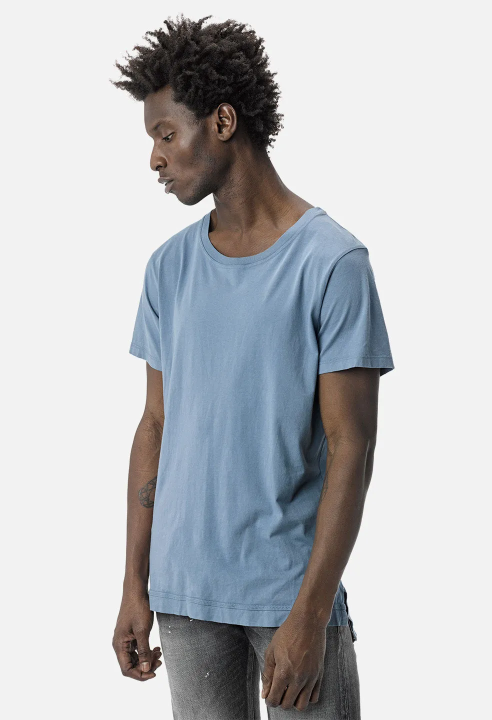 Cotton Mercer Tee / Ocean