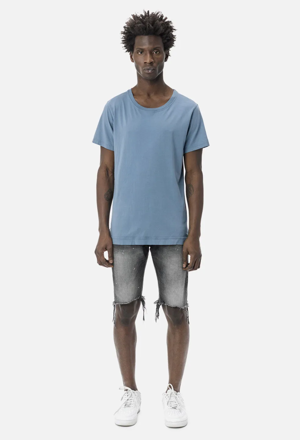 Cotton Mercer Tee / Ocean