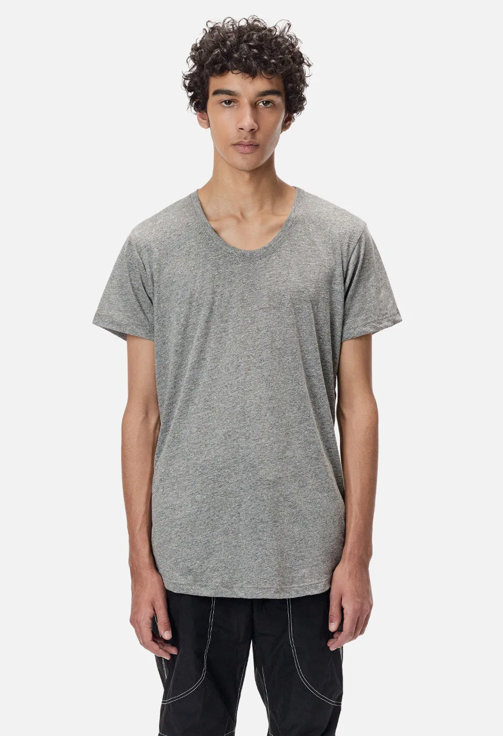 Curve U-Neck / Grey