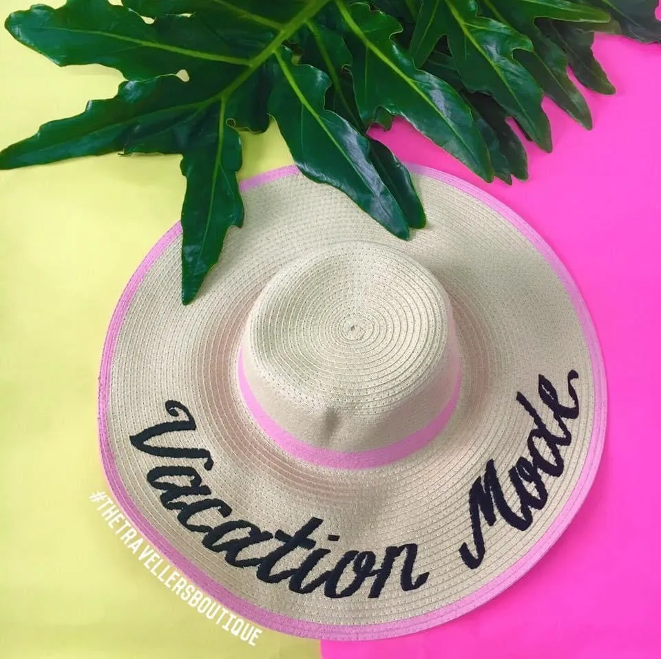 Custom Hand-painted Floppy Hat