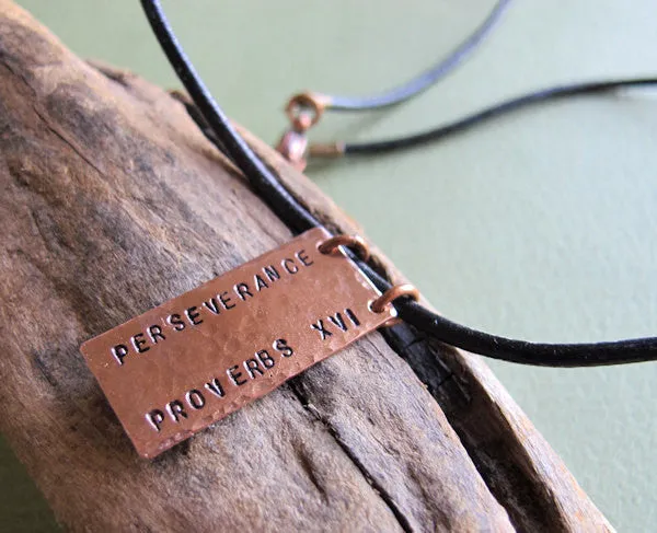 Custom Men's Coordinates Pendant Necklace