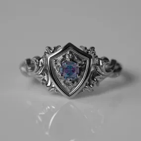 Custom Shield Ring  1622.00