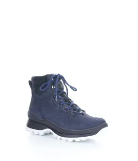 DIAS NAVY Round Toe Boots