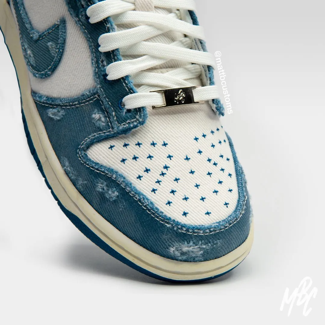 Distressed Denim - Dunk Low Custom