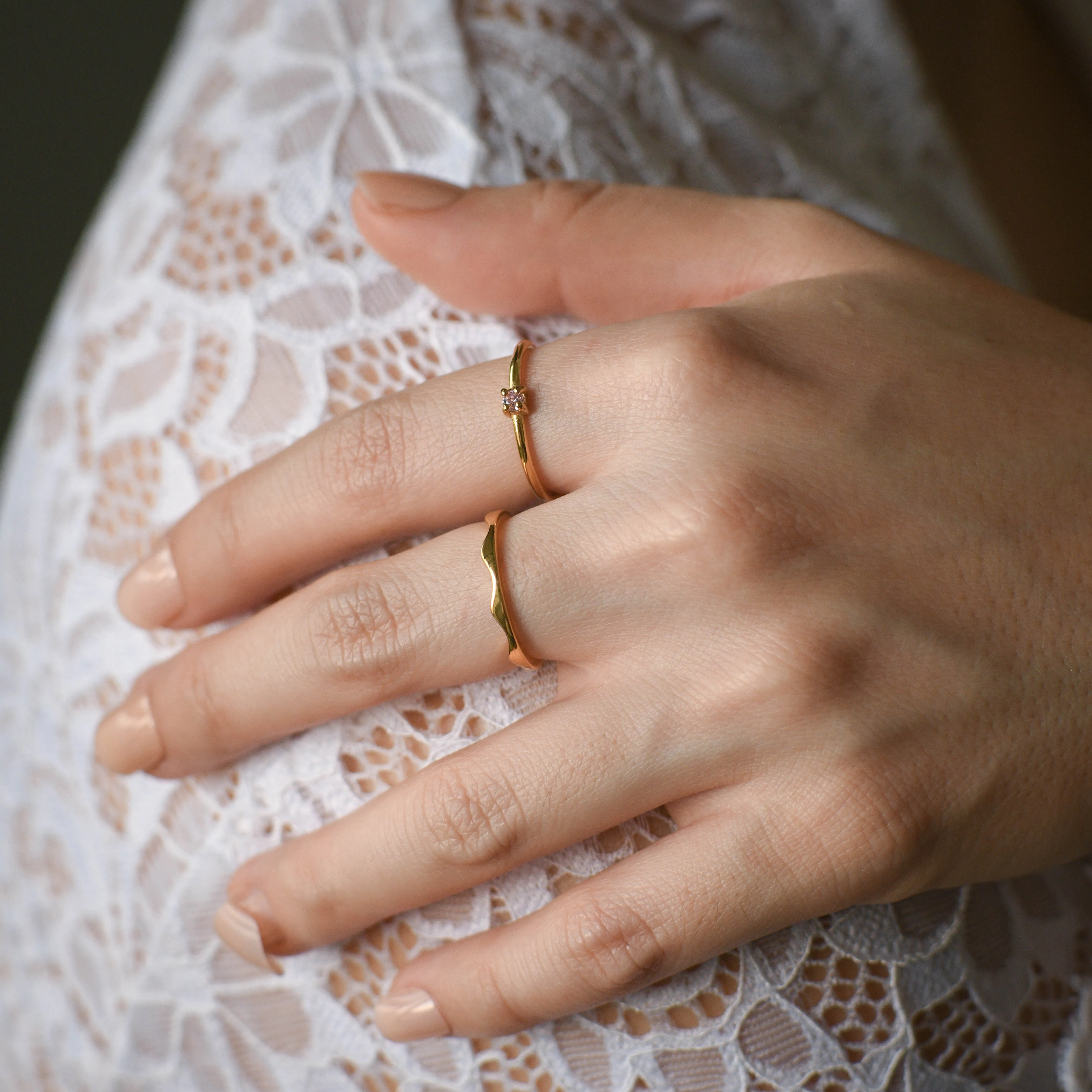 Eliza Ring | Blush Gold