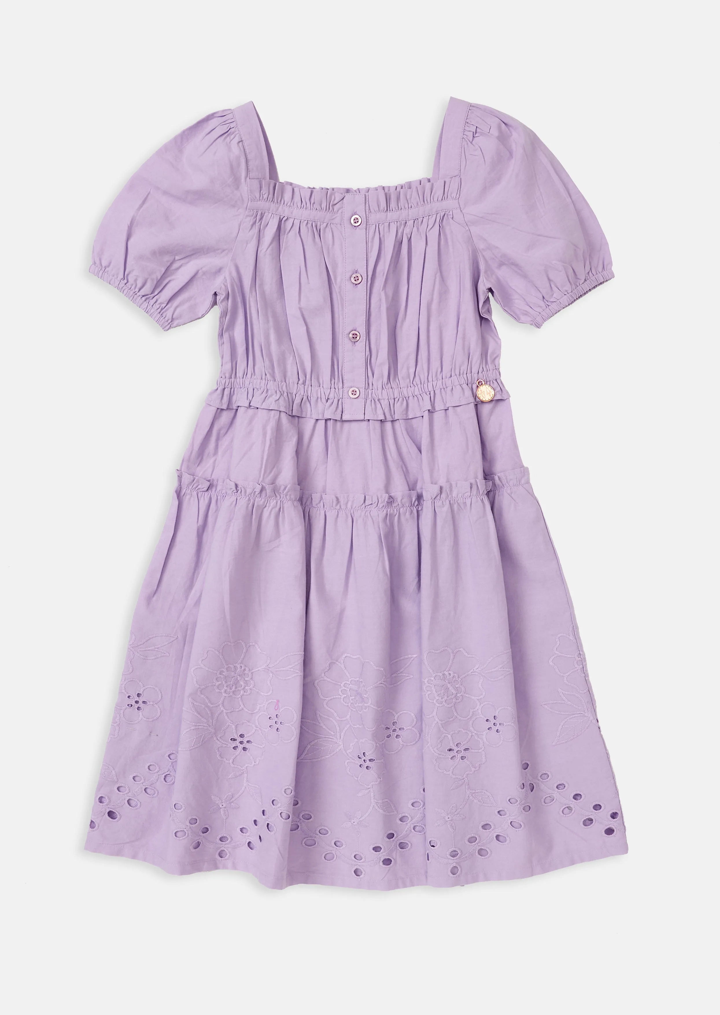 Eve Poplin Embroidered Dress