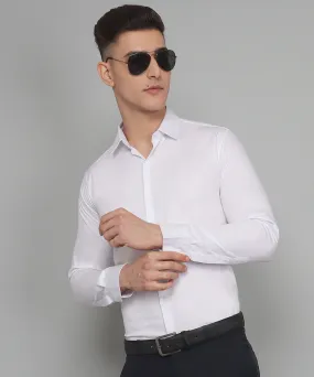 Exclusive TryBuy Premium White Button-Up Shirt for Men