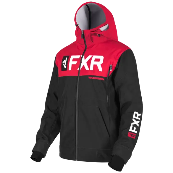 FXR Helium Ride Softshell Jacket Black Red