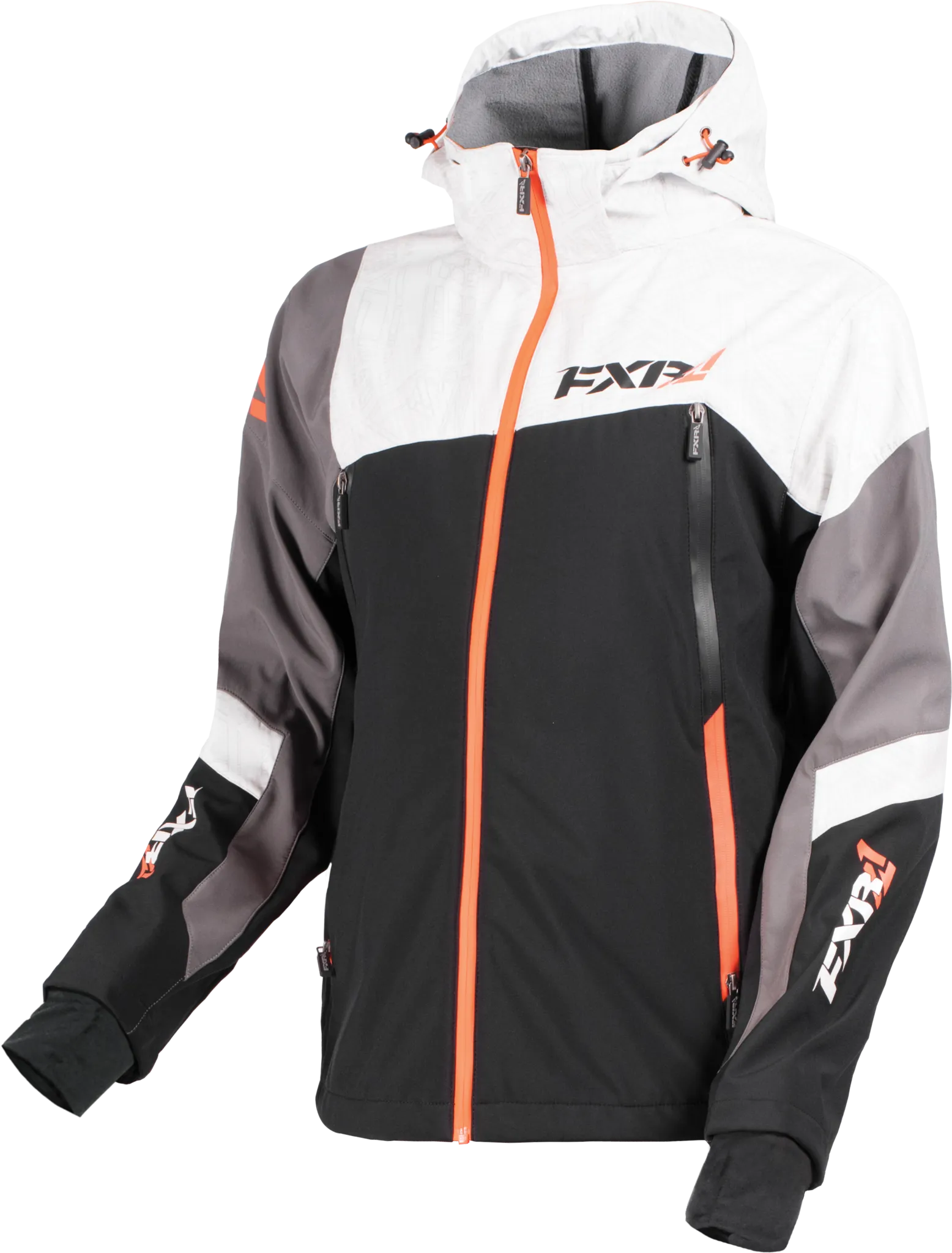 FXR Renegade Softshell Char/White/Orange