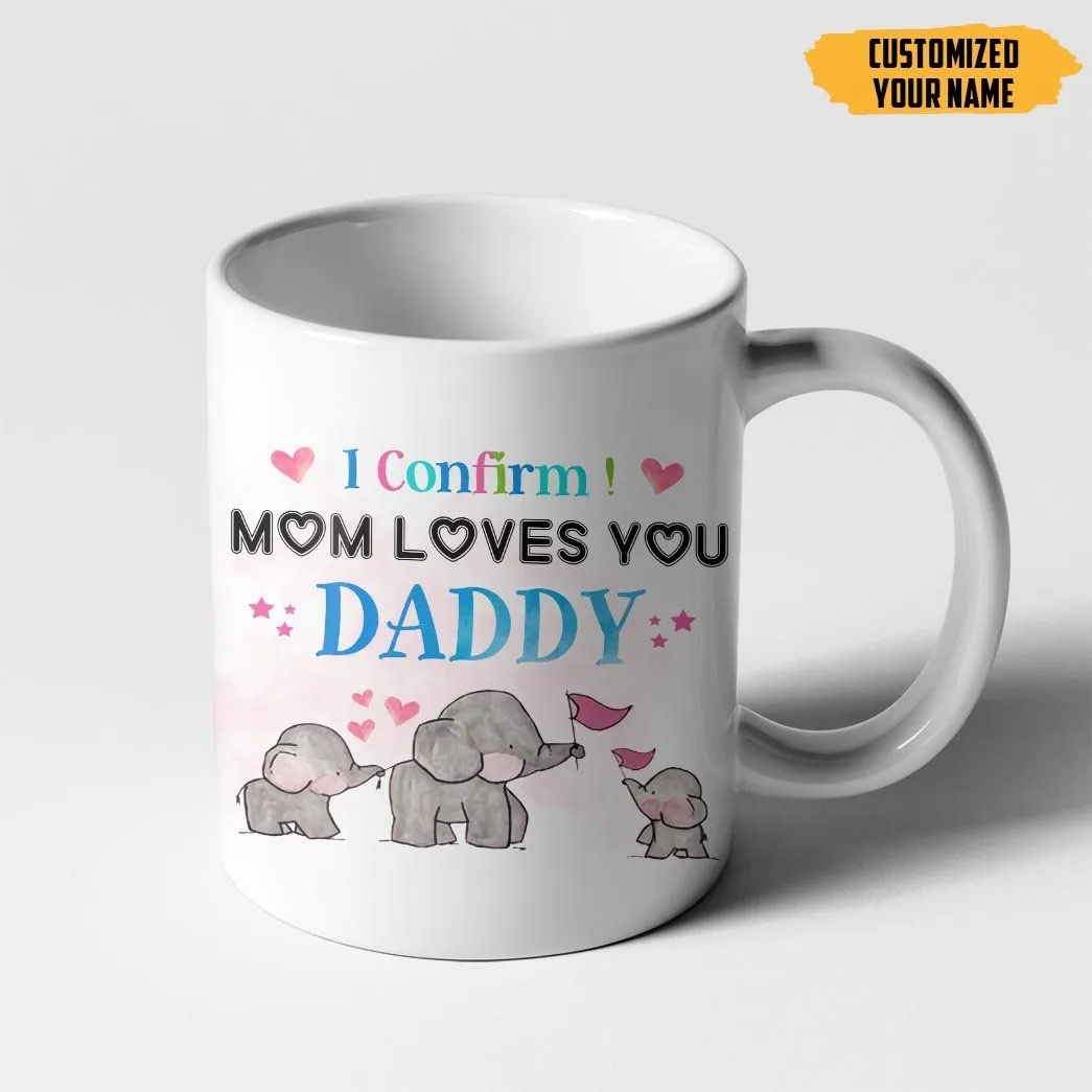 Gearhuman 3D Love Dad Father's Day Custom Name Mug