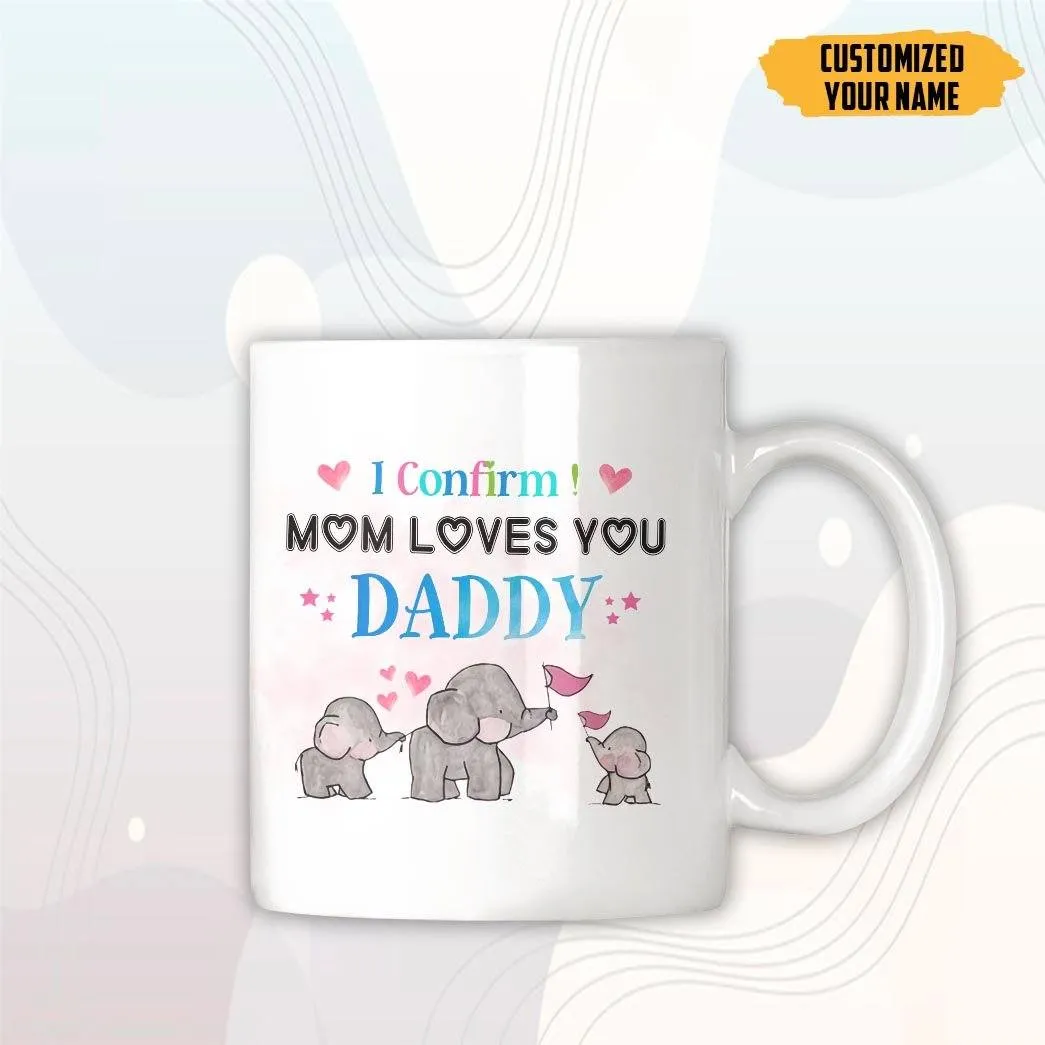 Gearhuman 3D Love Dad Father's Day Custom Name Mug