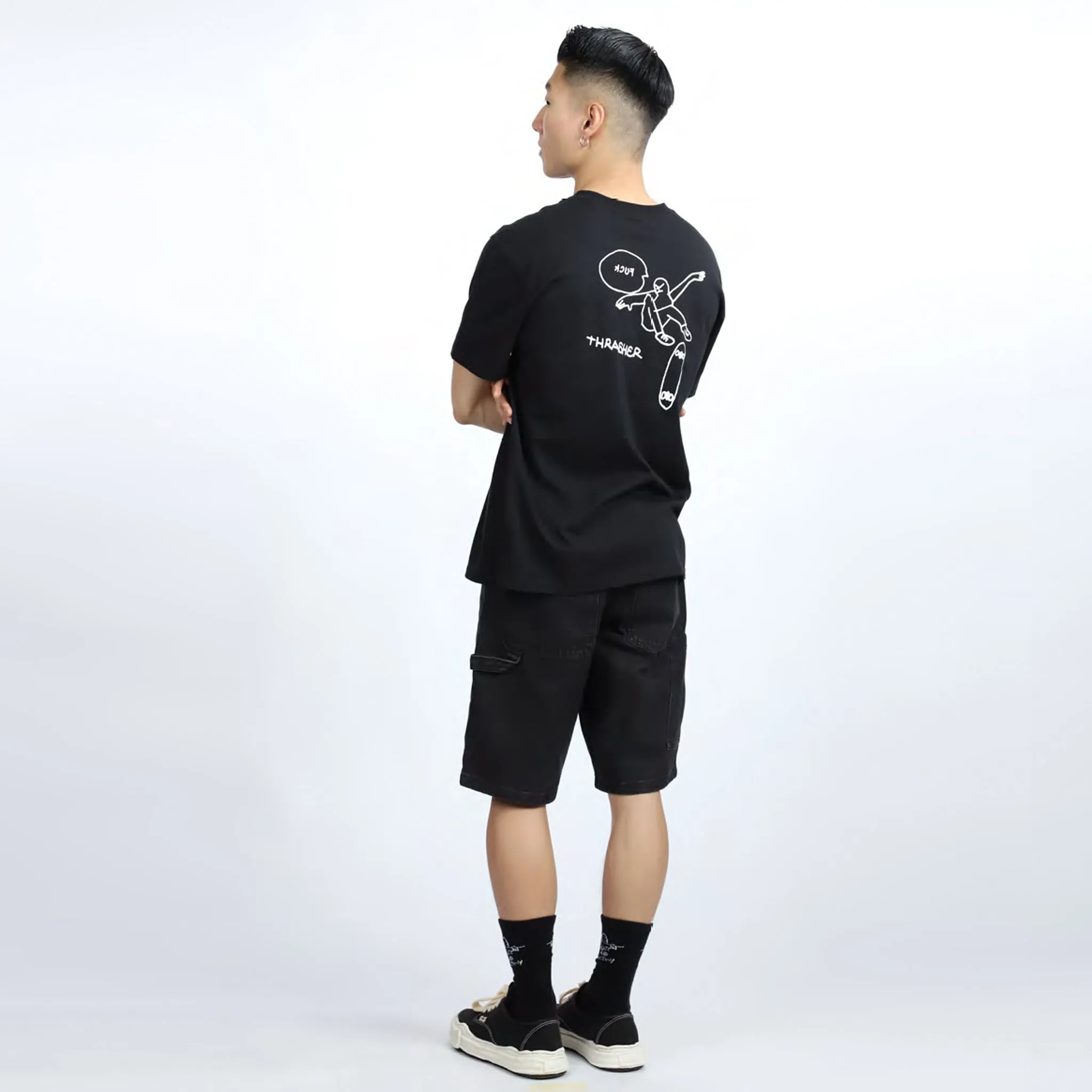 GONZ KCUF S/S T-SHIRT (Black)