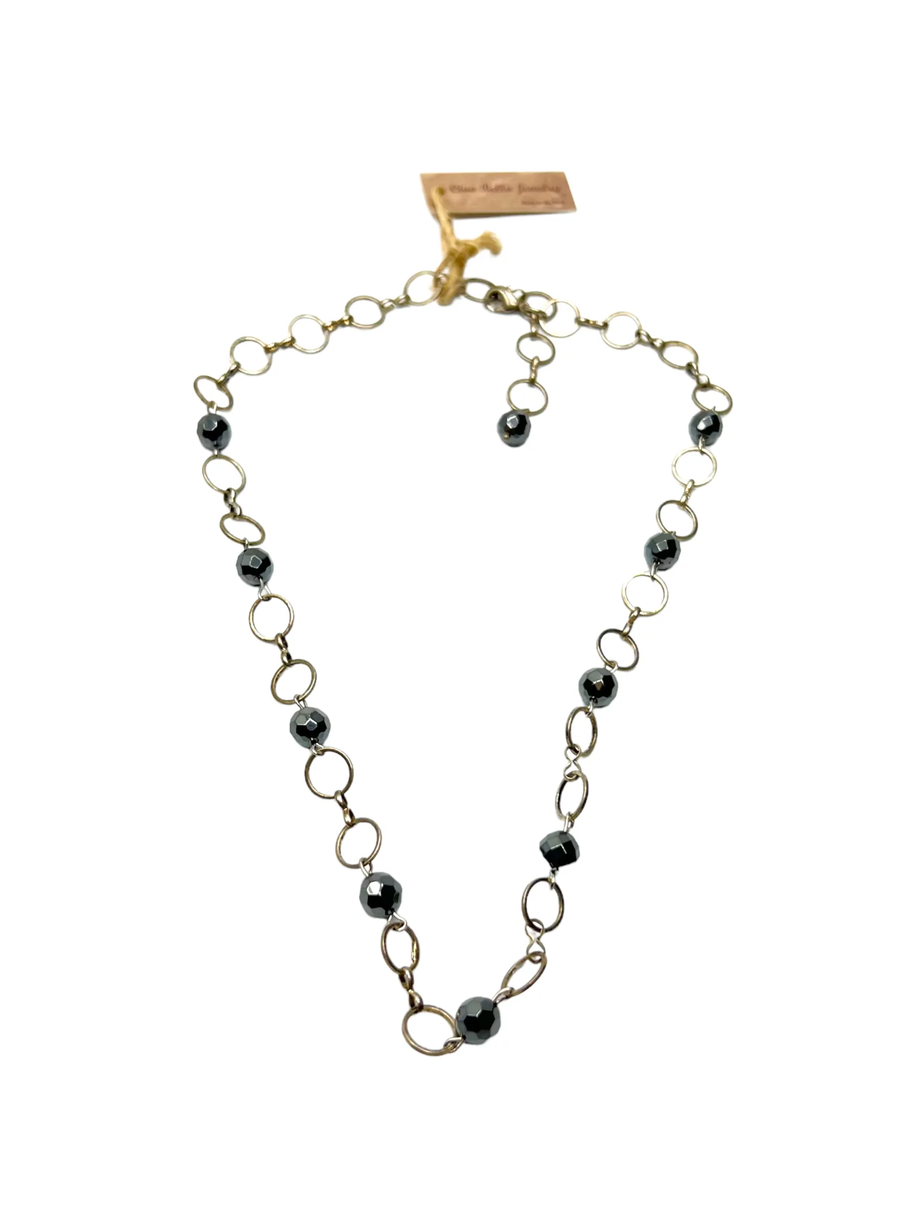 Hematite on Alloy Circle Chain