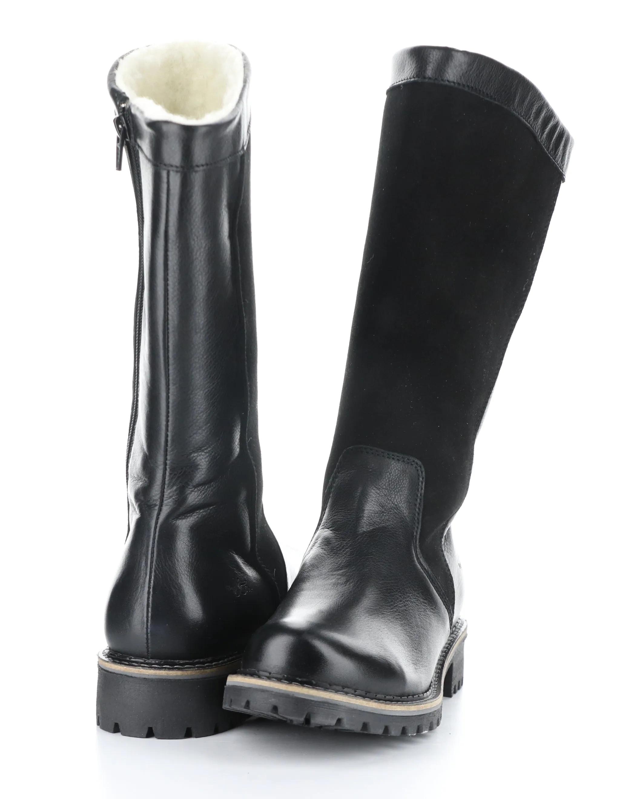 HENRY BLACK Round Toe Boots