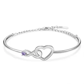 Infinity & Cordate Bracelet For Women