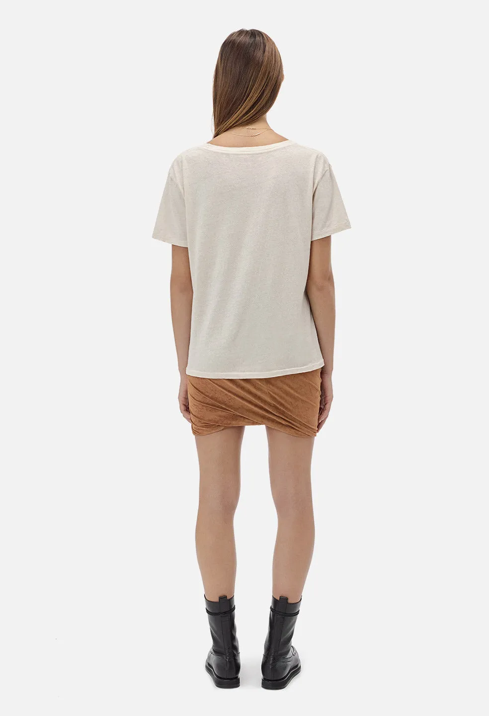 Jersey Relaxed Tee / Alabaster