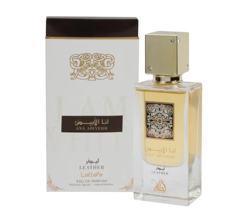 Lattafa Ana Abiyedh Leather - Perfume For Unisex - EDP 60 ml