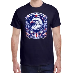 Men's Home of the Free Eagle T-Shirt