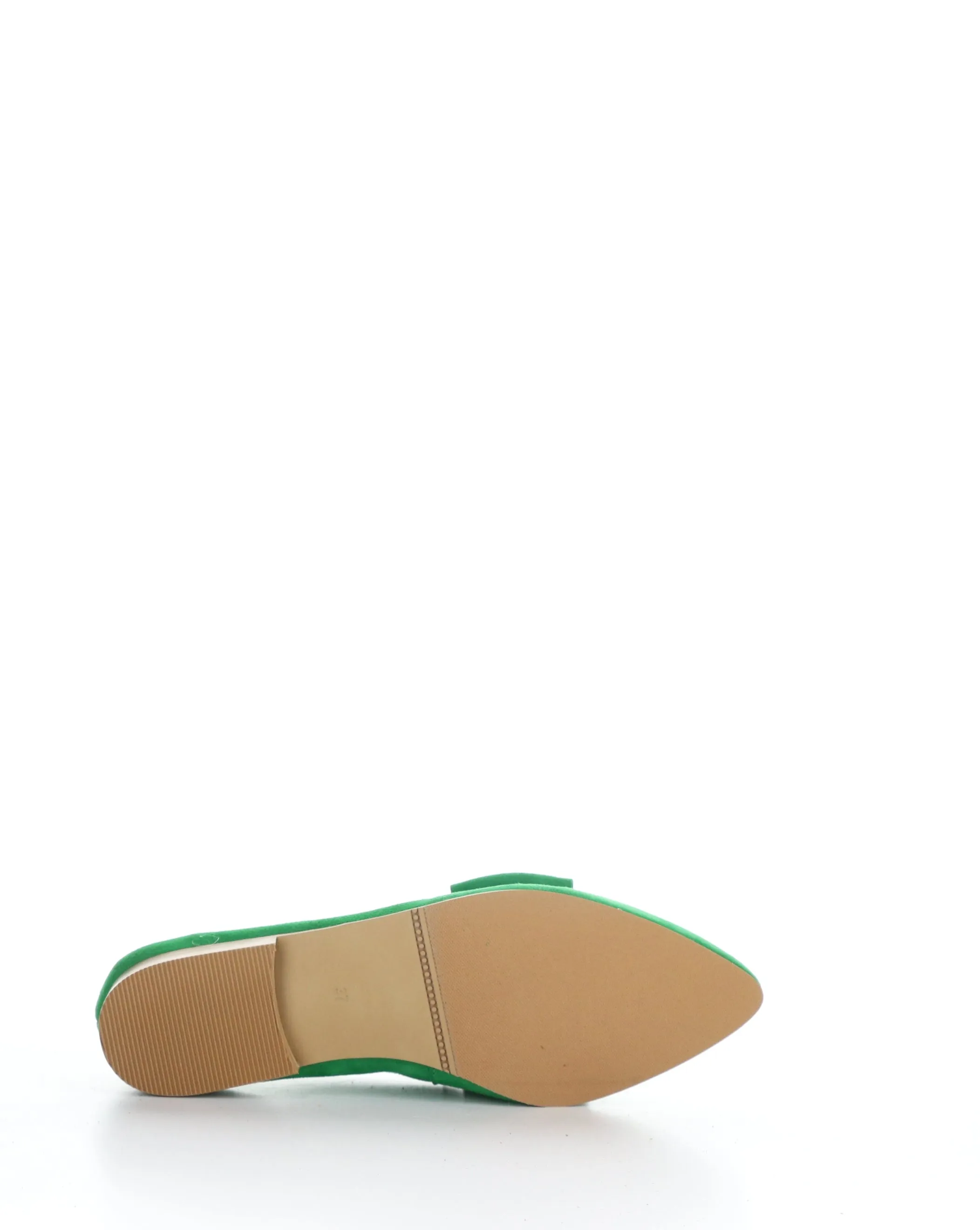 NICOLE Green Elasticated Shoes