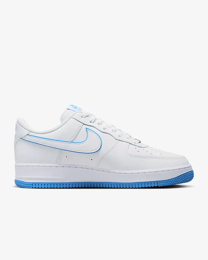 Nike Air Force 1 '07 Low White University Blue Sole