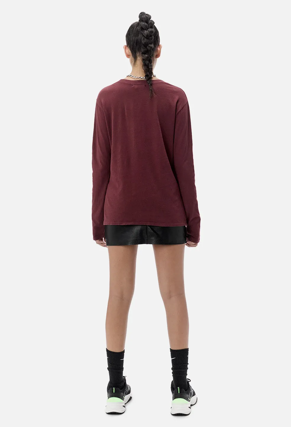 Peggy Tee / Burgundy