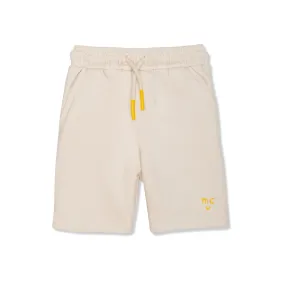 Recycled Cotton Natural Kid Shorts