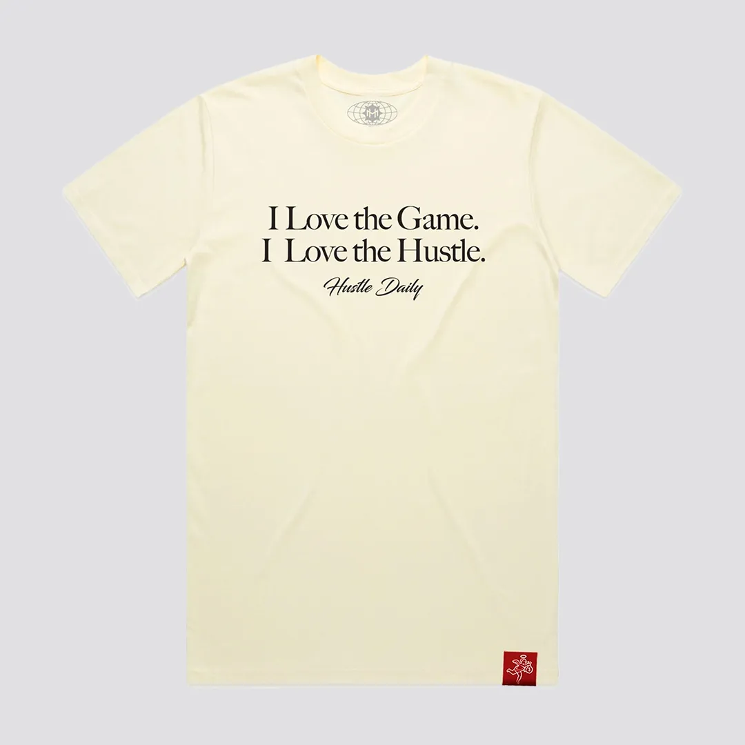 RED LABEL LOVE THE GAME ANGEL TEE BUTTER