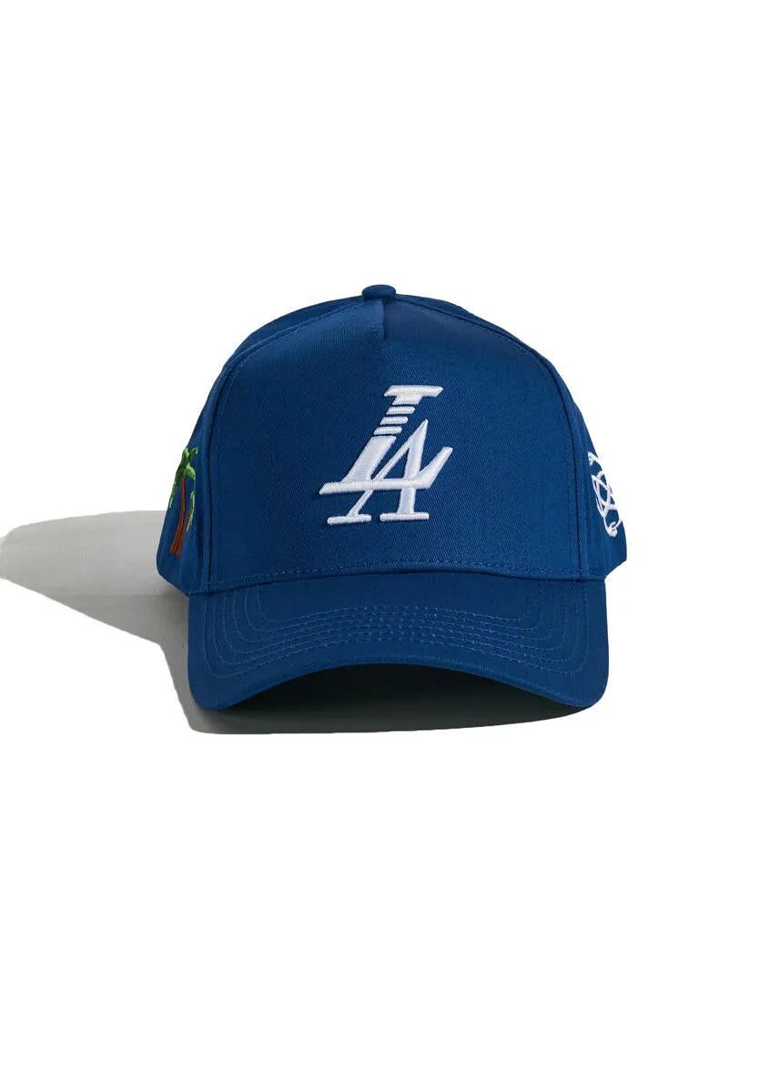 Reference PARADISE LA TRUCKER Hat (ROYAL BLUE)