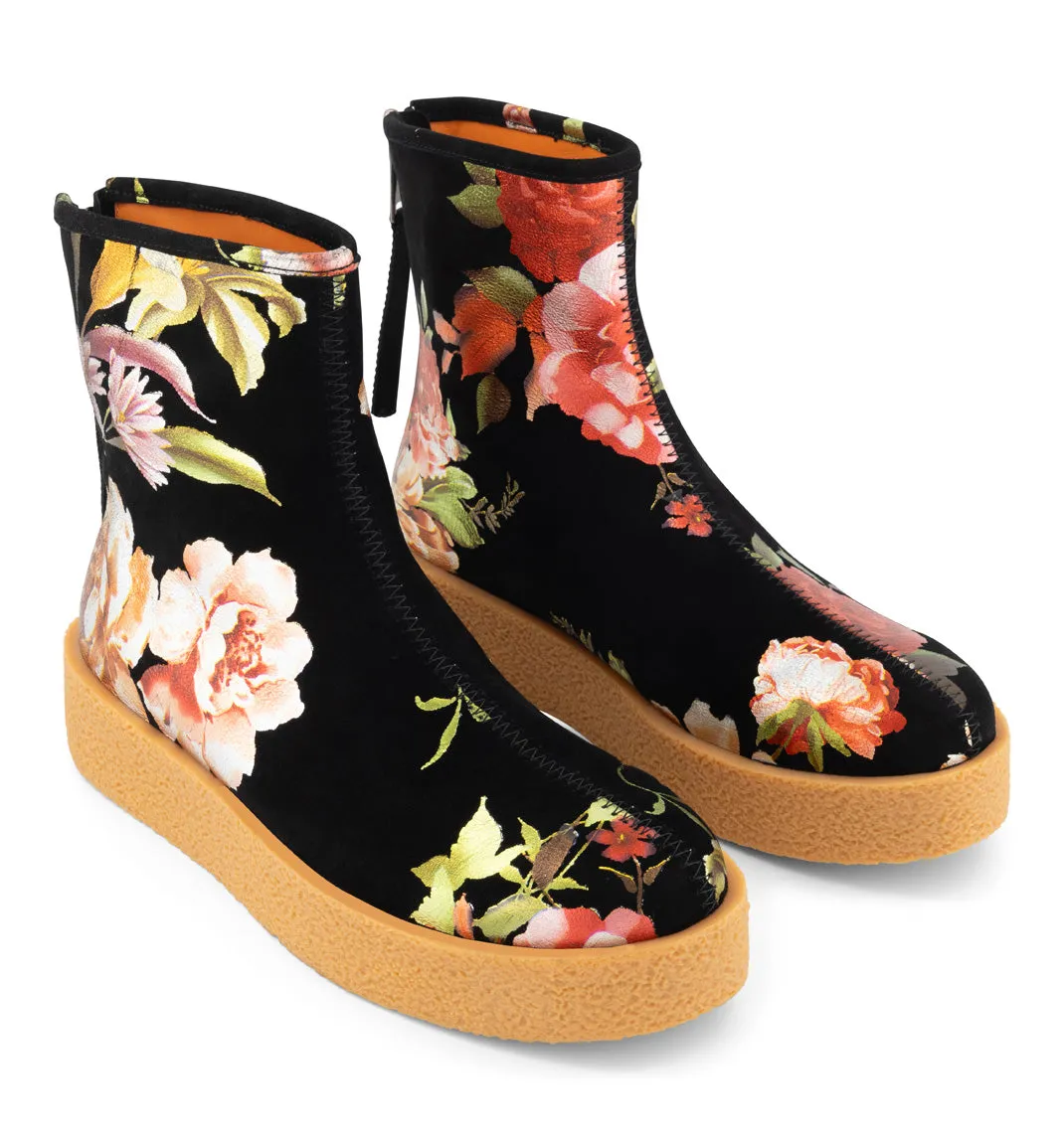 Shadow Boot in Printed Suede | An Ode to Flowers