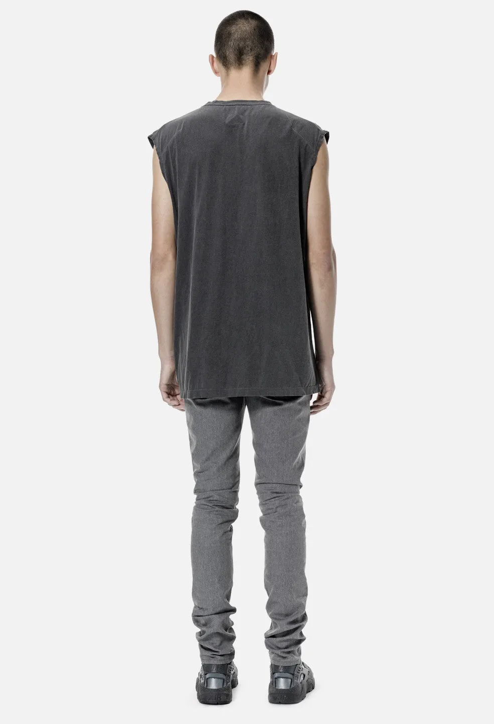 Sleeveless Pocket Tee / Black