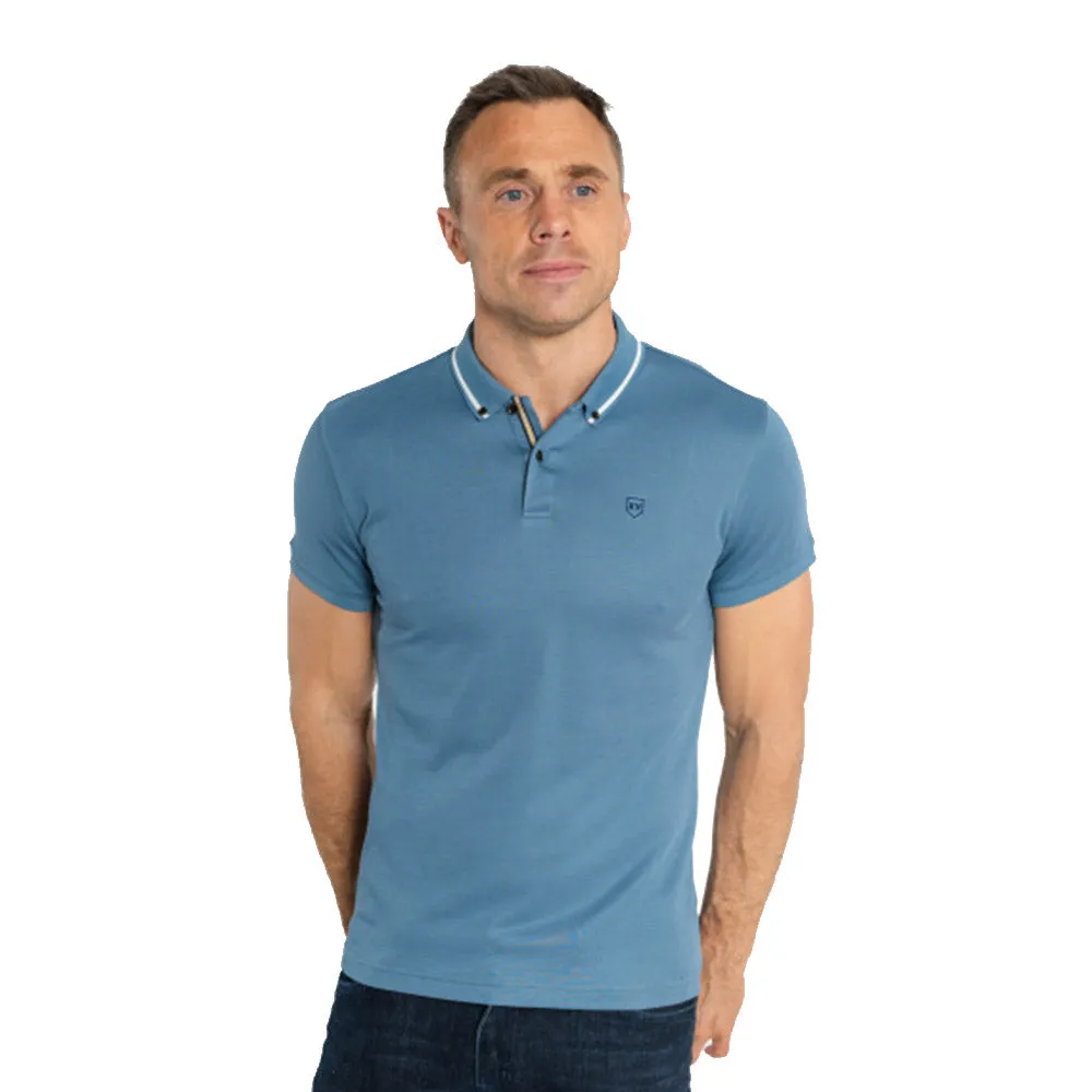 XV Kings Tommy Bowe Polo - Burnham Sky Haze