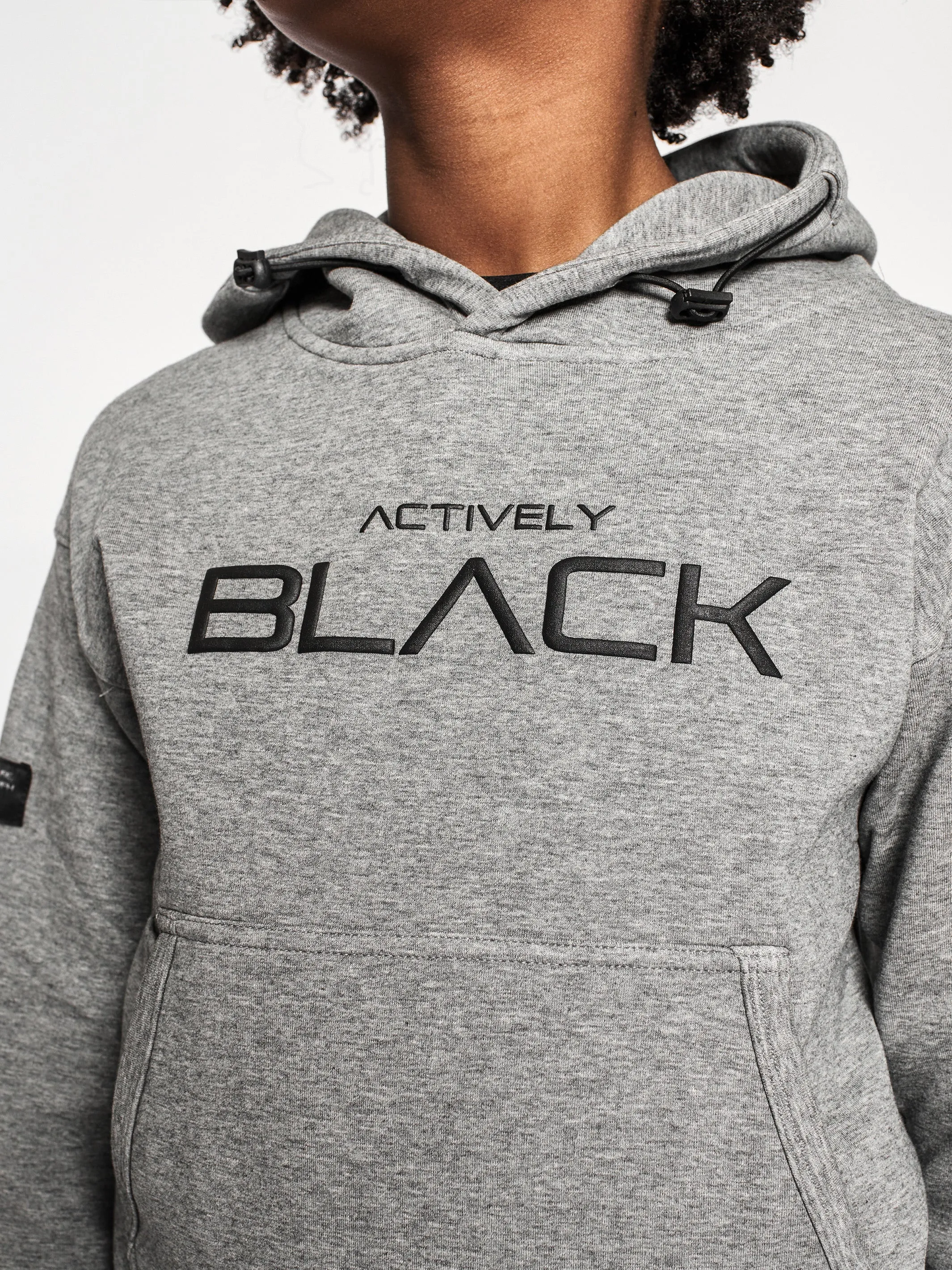 Youth Actively Black Performance Tech Hoodie