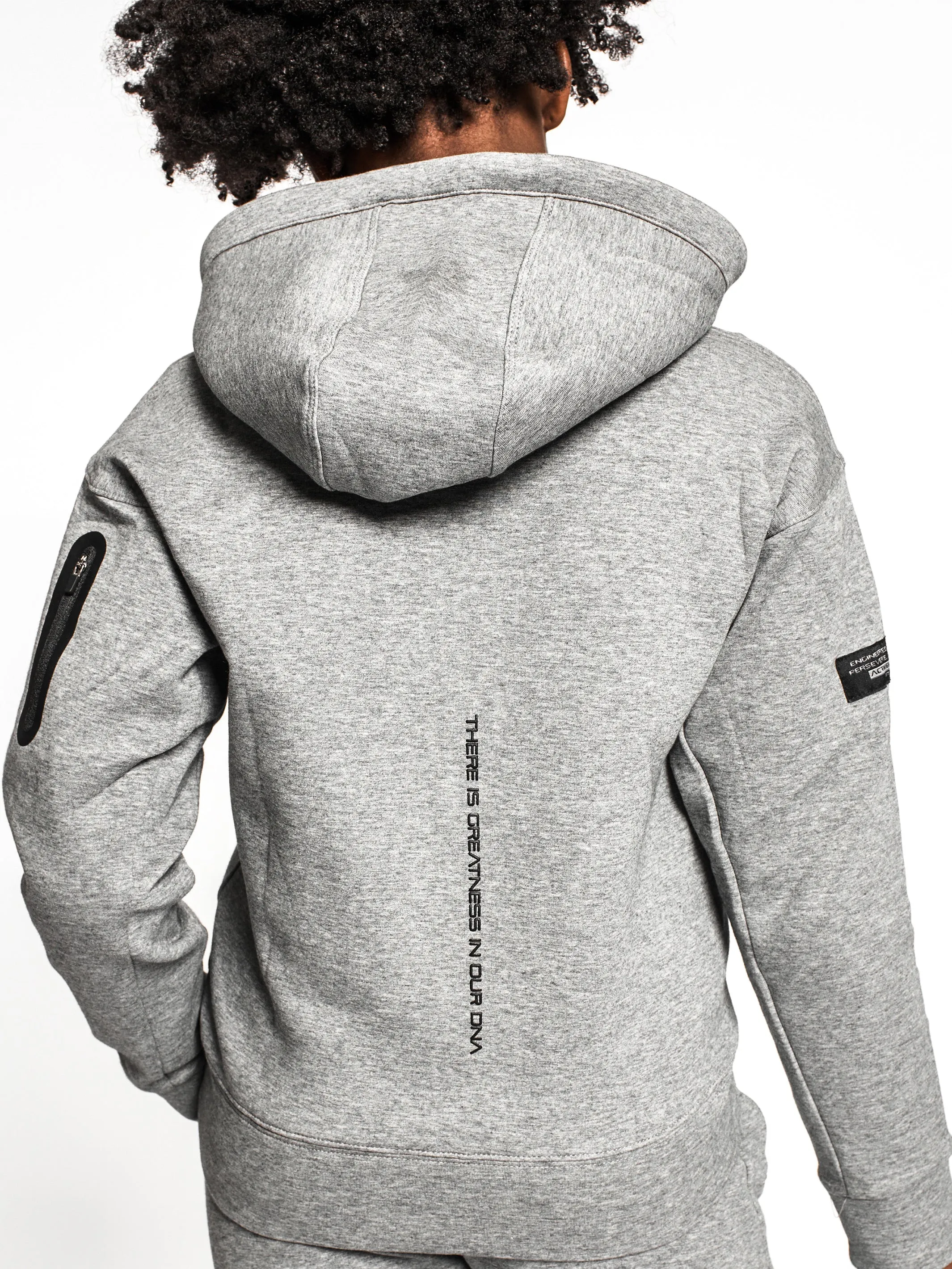 Youth Actively Black Performance Tech Hoodie